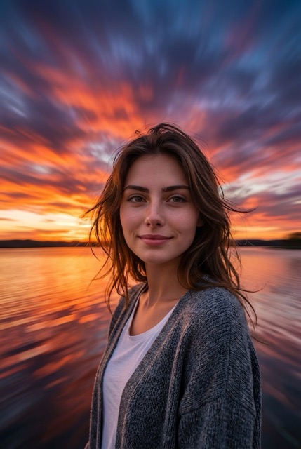 Vibrant Evening Skyscape